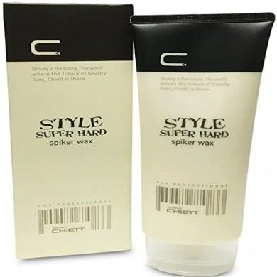 Avenue Chiett Style Super Hard Spiker Wax Strong & Long Hold, No Gloss, Natural 200ml/6.7 fl oz.
