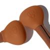 brush bubble Small Silicone Makeup Brush Covers for Travel, A Storage & Organizer Case for Brushes to protect Makeup Bag, Designed For Smaller Brushes, Brown, 2 Pack Set view 1