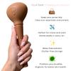 brush bubble Small Silicone Makeup Brush Covers for Travel, A Storage & Organizer Case for Brushes to protect Makeup Bag, Designed For Smaller Brushes, Brown, 2 Pack Set view 3