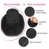 Hair Chignon 8-24 Inch African Curly Ponytail Hair Extensions Hair Clips with Drawstring Hair Slices Ponytail Real Hair Extensions Bun Hair Pieces for Women ( Color : Brass , Size : 22inch(150g) ) view 2