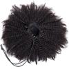 Hair Chignon 8-24 Inch African Curly Ponytail Hair Extensions Hair Clips with Drawstring Hair Slices Ponytail Real Hair Extensions Bun Hair Pieces for Women ( Color : Brass , Size : 22inch(150g) ) view 4