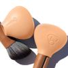 brush bubble Small Silicone Makeup Brush Covers for Travel, A Storage & Organizer Case for Brushes to protect Makeup Bag, Designed For Smaller Brushes, Peach Tan, 2 Pack Set view 1