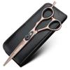 XUANFENG 6 inch pink professional hair scissors 9cr18q steel cutting and thinning scissors are suitable for salon hairdressers, men, women, children and adults (Cutting scissors) view 1
