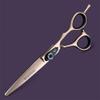 XUANFENG 6 inch pink professional hair scissors 9cr18q steel cutting and thinning scissors are suitable for salon hairdressers, men, women, children and adults (Cutting scissors) view 2
