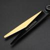 XUANFENG 6 inch Gold Professional Hair Scissors 9cr18 Steel Cutting and thinning Scissors are Suitable for Salon Hairdressers, Men, Women, Children and Adults (2 PCS) (Cutting Scissors) view 3