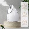 YourMate Facial Steamer Nano Ionic Face Steamer, Adjustable Nozzle with Aromatherapy Warm Mist for Sinuses Moisturizing Humidifier Unclogs Pores, Homeuse Vaporizador Facial (White) view 3