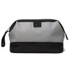 Aberlite Traveler Toiletry Bag for Men - Water Resistant Traveling Dopp Kit - Travel Pouches Organizer - Travel Bathroom Bag (Grey) (Medium Size - 5.3 Liters) view 1