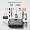 Aberlite Traveler Toiletry Bag for Men - Water Resistant Traveling Dopp Kit - Travel Pouches Organizer - Travel Bathroom Bag (Grey) (Medium Size - 5.3 Liters) view 4