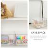 Homoyoyo 2pcs Boxes Storage Box Clothes Storage Bag Cosmetic Container Clear Makeup Stackable Organizer Drawers Stackable Drawers Organizing Glove Box The Pet Dressing Table view 4