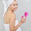 FOMIYES Silicone Body Scrubber for Exfoliation and Massage Double-Sided Bath Brush Hook Ergonomic Design for and Scalp Care and Comfortable Use view 4