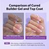 BTArtboxnails XCOATTIPS French Protecting DUO Builder Gel and Top Coat Set - Protect French Tips, No More Chipping view 2