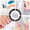 SHERCHPRY 10pcs Four-Sided Nail Buffer File Polishing Block Sponge Nail Grinding Tools for Manicure and Pedicure for Home Salon Use Material White view 4