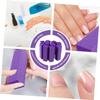 SHERCHPRY 10pcs Four-Sided Nail Buffer and Polishing Block Soft Sponge Manicure Tools for Natural and False Nails for Home and Salon Use view 4