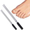 IDOU 2 Pieces Toe Nail Files for Thick Nails,Stainless Steel, 4 Sides for Men Seniors & Dogs view 1