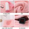 Cntqiang 4 Pieces Coral Velvet Quick Dry Hair Towel Wrap Head for Women Thicker Bath Towels (Pink PPL Blue Green) view 3