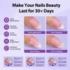 BTArtboxnails XCOATTIPS Protecting Builder Gel for Nails, No Chipping for Salon Effect 30+Days Long-lasting 15ml view 4