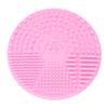 SOLUSTRE Round Makeup Brush Scrubber Cleaning Pad Cleaning Tool for Easy Makeup Brush Washing Cute view 1