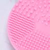 SOLUSTRE Round Makeup Brush Scrubber Cleaning Pad Cleaning Tool for Easy Makeup Brush Washing Cute view 4