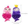 Beaupretty Bath Sponge for Boys and Girls Exfoliating Bathing Balls Cartoon Body Scrubber Boys and Girls Bath Pouf view 2