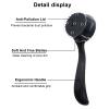 4 Pcs Large Face Scrubber, Beomeen Facial Cleansing Brush Charcoal Black Bristles Exfoliator Soft Brush with Lid for Gentle Deep Cleansing and Exfoliating view 3
