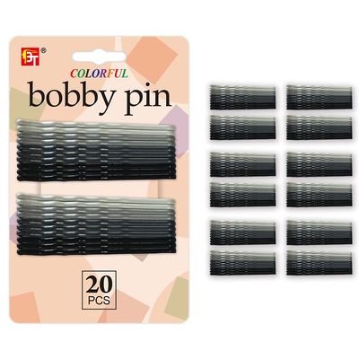 120 Pcs Colored Bobby Pins Hair Pins Small Mini Decorative Pain-Free Cute Bobbi Clips Strong Hold Non-Slip Styling Accessories for Girls Women Short Long Thick Thin All Hair Types (Gray Assorted)