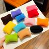 12 Pack Terry Cloth Cotton Elastic Stretchy Fuzzy Wide Thick Hair Ties Scrunchies Ties Ring Loop No Crease Seamless Hair Rubber Band Ponytail Holder Hair Accessories for Women Girl GB-JX015 (Small, 12colors) view 1