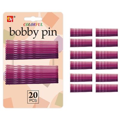 120 Pcs Colored Bobby Pins Hair Pins Small Mini Decorative Pain-Free Cute Bobbi Clips Strong Hold Non-Slip Styling Accessories for Girls Women Short Long Thick Thin All Hair Types (Pink Assorted)