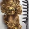 Wide Tooth Comb and Pro Finishing Brush Set Natural Texture Curly Hair and Beach Waves Volume and Smoothness PROMOTING HEALTHY HAIR, Curly Comb, teasing brush, ponytail brush. view 4