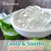 Eden Dews Organic Aloe Vera Gel 100% Pure, Moisturizing, Face Skin & Hair Care, Hydrates & Soothes Razor Bumps, Made in USA, Travel Size, Unscented, 2 oz, 6-Pack view 2