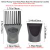 YingEnter Professional Plastic Hair Dryer Nozzle Diffuser Hair Dryer with 1.77in/45mm Diameter Nozzle Comb Attachment Concentrator Replacement Blow Flat Hairdressing Salon Styling Tools,Type-B view 4