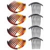 STOBOK 12pcs Hair Side Combs Fine Tooth Hair Combs for Women Decorative Accessories Versatile Styling Tool for and Updos view 1