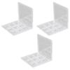 FOMIYES 3pcs Empty Eyeshadow Palette Case Compact Multi-Grid Makeup Storage for Blush Lipstick and Loose Powder Portable Design for Travel and Organization view 1