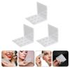 FOMIYES 3pcs Empty Eyeshadow Palette Case Compact Multi-Grid Makeup Storage for Blush Lipstick and Loose Powder Portable Design for Travel and Organization view 3