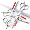 5.5/6/6.5 Inch Sharonds Hair Salon Professional Barber Scissors Hair Styler Professional Hair Styling Tools Hair Scissors Set (6 Inch 3 Pieces-B) view 2
