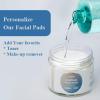 Exfoliating Cotton Rounds for face - Double-Sided - Korean Toner Pads - Round Cotton Pad for Face - Lint Free Makeup Remover - Skin Care Cleansing view 2