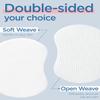 Exfoliating Cotton Rounds for face - Double-Sided - Korean Toner Pads - Round Cotton Pad for Face - Lint Free Makeup Remover - Skin Care Cleansing view 3
