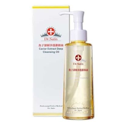 Dr. Satin 180ml / 6.0fl.oz. Caviar Extract Deep Cleansing Oil Made In Taiwan