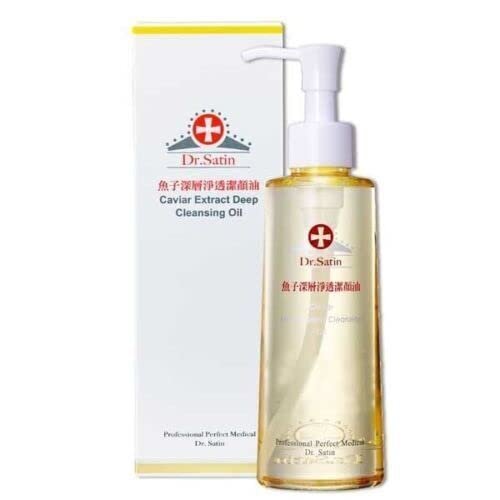 Dr. Satin 180ml / 6.0fl.oz. Caviar Extract Deep Cleansing Oil Made In Taiwan