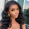 Jnymell Short Loose Deep Wave HD Human Hair Lace Front Wigs Pre Plucked 150% Density Full End Short Bob Wavy 13X6 Lace Front wig human Hair Pre plucked Bleached Knots For Black Woman 14Inch view 1