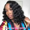 Jnymell Short Loose Deep Wave HD Human Hair Lace Front Wigs Pre Plucked 150% Density Full End Short Bob Wavy 13X6 Lace Front wig human Hair Pre plucked Bleached Knots For Black Woman 14Inch view 2