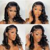 Jnymell Short Loose Deep Wave HD Human Hair Lace Front Wigs Pre Plucked 150% Density Full End Short Bob Wavy 13X6 Lace Front wig human Hair Pre plucked Bleached Knots For Black Woman 14Inch view 4