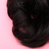 KALLORY 2pcs Synthetic Hair Bun Tool Creative Headdress for Women Girls Brownish Black Chignon Accessories for Volume and Fullness Easy to Use Hair Plate for Stylish Updos view 2