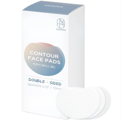 Exfoliating Pads - Double-Sided - Lint Free - for Makeup Remover and Toner - Rayon face Rounds - Rayon not Cotton Balls - Korean Toner Pad (180 Pads)