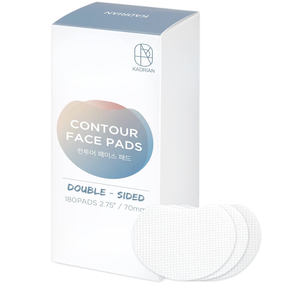 Exfoliating Pads - Double-Sided - Lint Free - for Makeup Remover and Toner - Rayon face Rounds - Rayon not Cotton Balls - Korean Toner Pad (180 Pads)