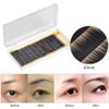 Dioche Eyebrow Extensions, False Eyebrow With Plastic Box, Lash Eyebrow Extensions, Fake Eyebrow Enhancer, Dust Proof And Sanitary 9mm / 10mm / 11mm Black (10mm) view 2