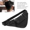 Scissors Waist Bag, 2 Layers Portable PU Scissors Holder Pouch Cases Tool Bags Hair Stylist Scissor Holder Fashion Waist Packs for Hairdressing Tools view 3