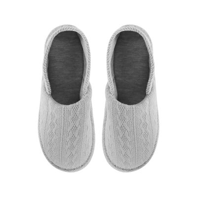 Ibluelover Women Men Portable Spa Slippers Linen House Shoes Anti-Skid Sole Travel Hotel Slippers Cozy Memory Foam Shoes Closed Toe And Heel Footwear