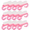 Beavorty Nail Cleaning Brush, 12pcs Hand Grip Plastic Scrubbing Brush with Soft Bristles Fingernail Cleaning Manicure Supplies for Hands Feet Nails view 1