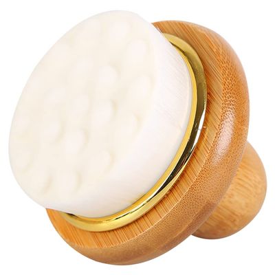 Zerodeko Gentle Exfoliating Body Scrubber Soft Bristles Ergonomic Handle Bath Brush for Relaxing Shower for and Back Cleansing