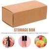 Beavorty 10pcs Kraft Paper Cosmetic Packaging Box for Lipstick and Wrapping Portable Storage for Makeup and Accessories view 2